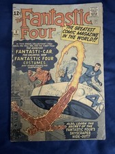 Fantastic Four #3 CGC 2.5 Cracked Pressed and Cleaned  Priced to sell picture
