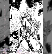 Absolute Batman #25 March Dragon Ball Homage Black White Variant Presale 10/28☆ picture
