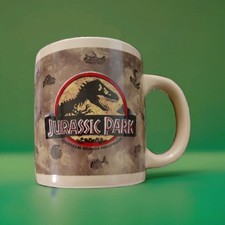 JURRASIC PARK UNIVERSAL STUDIOS  New COFFEE MUG SOUVENIR 1996 with price tag  picture