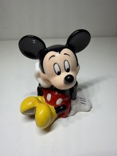 Disney Mickey Mouse Sitting Ceramic Figurine Disney China Collectible picture