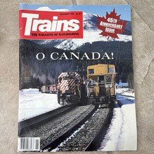 Trains Magazine November 1985 45th Anniversary Issue O Canada Railroad Magazine picture