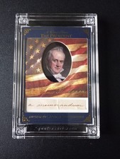 Sportscards.Com A Word From Potus James Buchanan Handwritten Relic 