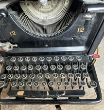 Antique 1920s Remington No. 12 Typewriter Vintage Black Cast Iron Steampunk picture