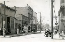 Street Scene, Belington, WV West Virginia c1940 RPPC Photo Postcard COPY picture