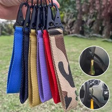 1Pcs New Nylon Keychain Webbing Colorful Hanging Wrist Strap Universal High Stro picture
