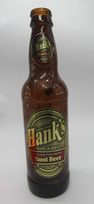 Hank’s Gourmet Root Beer Bottle Empty 12 oz Amber Glass Soda Collectible picture