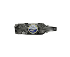 USS Gerald R. Ford (CVN-78)  Challenge Coin - US Navy Carrier Shape picture