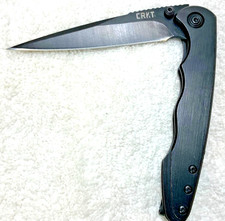 Tualong All Stainless Steel (Black Lerch Model 7016) Flat Out Folding Knife picture