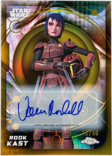 2026 Topps Chrome Star Wars Rook Kast Auto Vanessa Marshall GOLD SP/50 picture