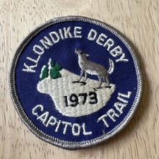 Vintage 1973 BSA Klondike Derby Capital Trail Patch picture