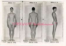 VINTAGE 1940s NAVY JOCK STRAP GUY ROUGH TRADE FLIGHT SCHOOL ID PHOTO GAY INT picture