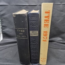 Vintage UW The Tyee Yearbook Lot 1921 1924 1971 Washington Huskies picture