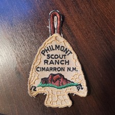 Vintage 1970s-80s PHILMONT SCOUT RANCH Cimarron NM Arrowhead PATCH BSA Scouting picture