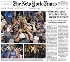 🏆 🗽 Knicks Win Championship New York Times Newspaper 6-15-26 🏆 NBA Champs picture