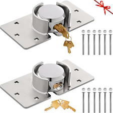 2 Pack Van Door Lock Set Keyed Different with 4pcs Keys, 80mm Screws picture