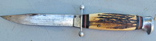 Vintage Hy-Grade Solingen Germany Hunting Knife Stag Handle Extra Hollow Ground picture