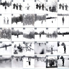 x30 LOT c1940s Skiing Women 6