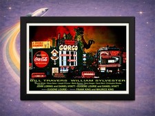 Framed Gorgo 1961 Print – London Piccadilly Circus Monster Scene Art picture