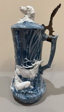 Rare Antique C1890 German porcelain beer stein a 