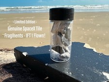 Space X Starship Flight Flown Heat Shield Tile Fragments 1 Custom Display Glass picture
