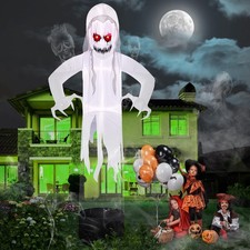 Giant 12 FT White Inflatable Halloween Party Ghost Decoration picture