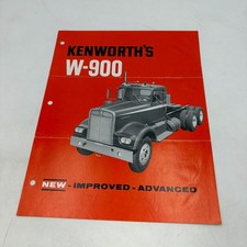 1963 Kenworth W900 Truck Sales Brochure New Improved Advanced Conventional Semi picture