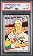 1994 SKYBOX SIMPSONS II PROMO CARD #B1 WILLY 