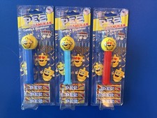 PEZ  Paskesz Chanukah Dispensers Kosher Set of 3. Card & Bubbles in great shape. picture
