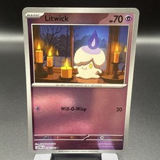 2026 Pokemon ME05 Pitch Black - Litwick #36 Reverse Holo picture
