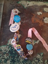 Vintage 1980s Duran Duran Pinback Buttons Foxy Lady 17 Pins picture