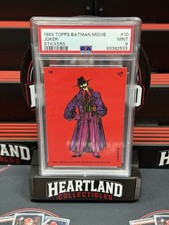 1989 Topps Batman Movie Stickers Joker #10 PSA 9 MINT picture