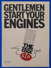 1969 CLASSIC STP OIL TREATMENT ORIGINAL PRINT AD PREPARE FOR WINTER, NASCAR NHRA picture