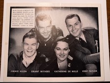 1939 Jimmie Allen “The Sky Parade” Movie Cast Photo premium picture