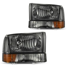 DWVO Headlight Assembly Compatible with 1999-2004 Ford F-250 F-350 F-450 F-55... picture