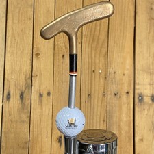 Sapporo Beer Tap Handle Vtg Putter Golf Club & Taylor Made Ball Japan Japanese picture