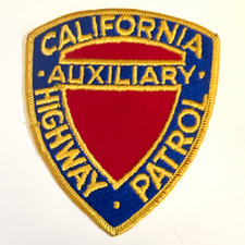California Auxiliary Highway Patrol Police Patch Single Patch picture