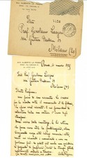 1929 ROME Alberto LA PEGNA attempts his career as a writer - AUTOGRAPH picture