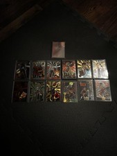 Upper Deck Valiant Pyramid 1993 13-Card Lot Turok Solar Hologram Insert picture