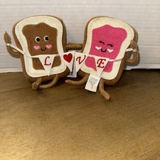 Walgreens Peanut Butter & Jelly Sandwich Duo Set Felt Figurines NEW picture