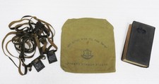 Authentic 1968 IDF Military Tefillin & Tanakh Bible Set Israeli Army Judaica picture