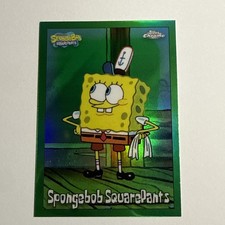 2025 Topps Chrome SpongeBob Squarepants RC Kelp Green Refractor #25 picture