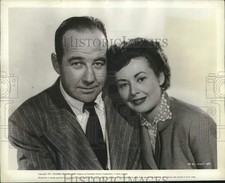 1951 Press Photo Broderick Crawford and Betty Buehler star in