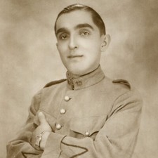 1934 15th Motorized Infantry Division Interwar French Soldier Photo (POS343-) picture