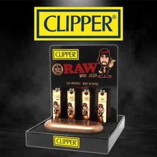 😎 1X CLIPPER MINI JOSH RAW LIGHTER ROSE GOLD WITH GIFT BOX 🔥 1CT NIB AUTHENTIC picture
