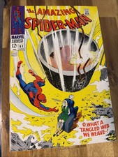 Marvel Comics the Amazing Spider-Man #61 NM (9.0+) 1st Cover App Of Gwen Stacy picture