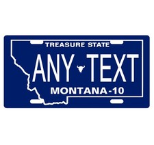 Novelty, Personalized State License Plates-Montana 2. Three Sizes Available picture