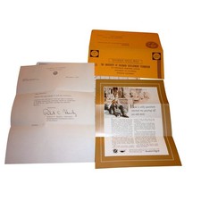 Vintage 1959 University of Colorado Boulder Alumni Letter Brochure & Envelope picture