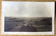 1910 RPPC: WELLSDALE VALLEY AERIAL VIEW / ORENCO, OREGON old real photo postcard picture