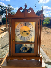 Ira H. Lesher & Son Marion PA Vintage Mantel/Wall Clock German West Germany Dial picture