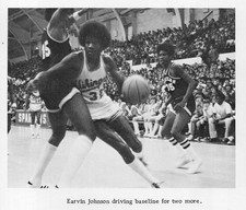 1970s Los Angeles Lakers 5x NBA Champion MAGIC JOHNSON High School Yearbook  +++ picture